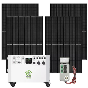 Générateur solaire Nature's Generator de 7 200 watts, générateur à interrupteur Pe Switch Gold Plus, (4) panneaux de 410 W, kit de transfert d'énergie - Product Image 2