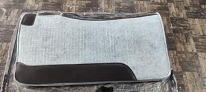 Almohadilla de sillín de caballo de fieltro de lana Almohadilla de sillín de fieltro antideslizante con cuero Almohadilla de sillín occidental de lana de Nueva Zelanda de alta calidad - Product Image 6