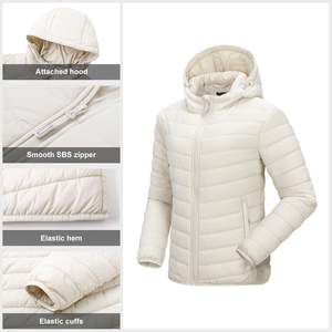 Nuevo estilo de Invierno para mujer, chaqueta de gran tamaño holgada con capucha para mujer, chaquetas acolchadas cortas, abrigo de plumón sólido para mujer - Product Image 5