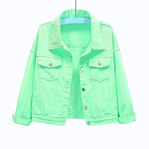 Nouveau 2025 veste en jean pour femmes hiver chaud veste en jean courte avec personnalisation de Style Vintage haut tendance veste en jean - Product Image 1