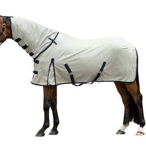 Cómoda sábana ligera para moscas para caballos Malla transpirable Ideal para uso en verano y protección al aire libre - Product Image 3