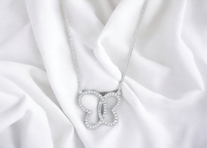 สร้อยคอมอยส์ซอไนต์ประกาย0.50Ct สวยงามสไตล์ทันสมัยสีทองขาวขนาด18นิ้วขายส่ง - Product Image 4