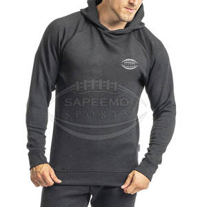 Basic Men Winter Solid <b>Gym</b> <b>Hoodie</b> Comfortable Workout Pullover Soft Fleece Fabric Athletic Wear - Product Image 1