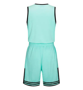 Venta al por mayor, impresión por sublimación personalizada, diseño de uniforme de baloncesto en blanco, ropa deportiva, traje de entrenamiento, uniforme de baloncesto transpirable - Product Image 5