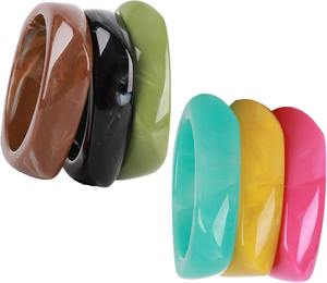 Bracelets en résine artisanale de qualité exportée Bijoux mode en diamant uniques pour les mariages et les cadeaux tendance - Product Image 2