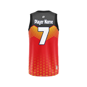 Maillots de basket-ball multicolores à séchage rapide, respirant, sans couture, conception uniforme personnalisée, service OEM ODM, ensemble de hauts actifs imprimés - Product Image 4