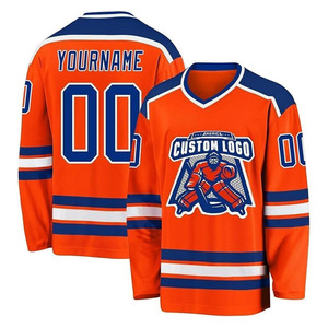 High Quality Custom Sublimation Ice <b>Hockey</b> Jersey Logo Polyester Spandex Material Breathable Quick Dry Unisex Adults OEM Service - Product Image 3
