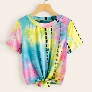 Breathable hot sale custom printed women crop top new best make your own design crop top shirt for ladies