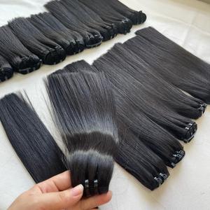 Top prix pas cher 100% os droit Remy trame Extension de cheveux vietnamien meilleur paquet affaire Vietnam Super Double cheveux étirés - Product Image 3