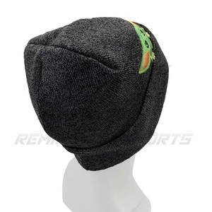 Bonnets tricotés chauds d'hiver de haute qualité de couleur unie décontractés pour hommes et femmes Bonnet en acrylique - Product Image 3