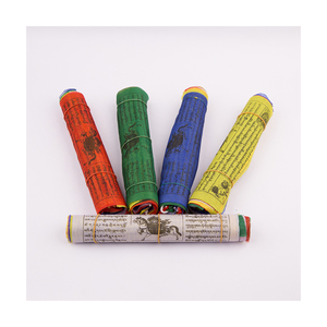 ธงสวดมนต์ทิเบต,ธงชาวพุทธผ้าฝ้ายคุณภาพสูง - Product Image 5