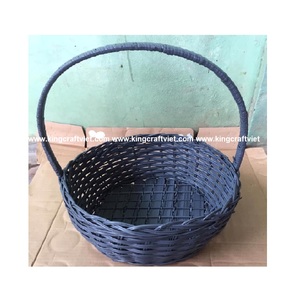<b>Woven</b> <b>Baskets</b> Natural Rattan Flower <b>Basket</b> at Cheap Price From King Craft Viet Fruit Gift <b>Basket</b> - Product Image 5
