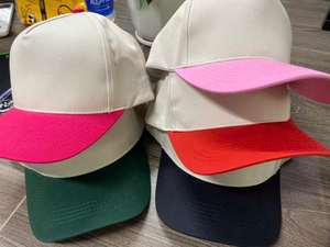 Gorras de Béisbol Vintage de 5 Paneles en Dos Tonos, Gorras de Estilo Dad Hat, Gorras Personalizadas al por Mayor con Logotipo Bordado en 3D para Hombre y Mujer - Product Image 5