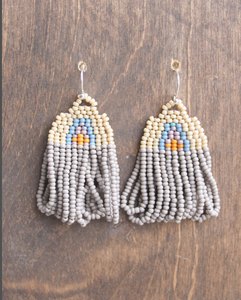 Handmade <b>Magic</b> Fringe Tassel Earrings - Gold - Long - Product Image 1