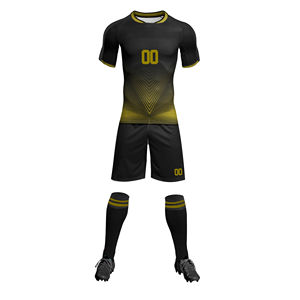 Uniforme de fútbol personalizado Unisex, nuevo estilo, impresión de transferencia de calor superior, logotipo personalizado, conjuntos de Club para hombres, 100% poliéster, adultos, secado rápido - Product Image 6
