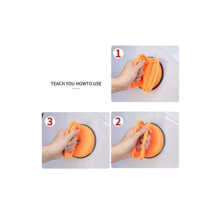 Practical Large Dent Remover Strong Suction Cup Black