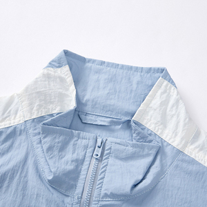 High Quality Wholesale Custom Contrast Paneled Track <b>Jacket</b> Men's Summer New <b>Lightly</b> Simple Men's <b>Jacket</b> - Product Image 6