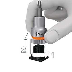 Jeu de clés à douilles Wera 8767 C TX HF 1, 9 pièces, 1/2''-T20-T60, outils d'atelier - Product Image 3