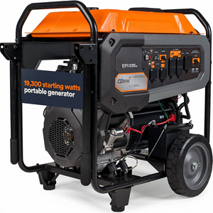 Générateur d'électricité portable au gaz de 19 300 watts, démarrage électrique - Product Image 1