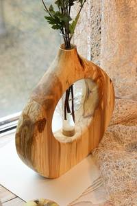 Maceta de Madera Rústica Hecha a Mano DECOR, de la MEJOR CALIDAD, para Bonsái, Decoración del Hogar y Jardín - Product Image 3