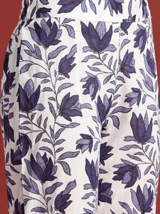Kurta de algodón puro con estampado floral para mujer con pantalones y traje Dupatta indio Pakistán Salwar kameez - Product Image 4
