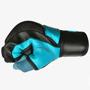 ถุงมือชกมวย MMA แบบเปิดฝ่ามือสำหรับฝึกซ้อมถุงมือซ้อมมวยพิมพ์ลายเทควันโด - Product Image 6