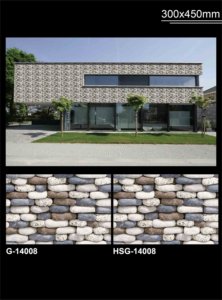 กระเบื้องผนังอาคารสูง30x45ของตกแต่งชั้น1 25x37.5ผิวมันวาวภายนอกห้องโถงเซรามิกห้องน้ำกลางแจ้ง - Product Image 5