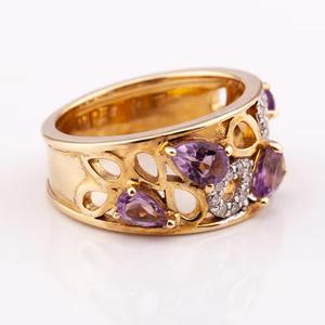 Anillo de plata de la joyería del color de la joyería de las mujeres del fabricante de Tailandia por la fábrica de Bella lista para enviar - Product Image 5