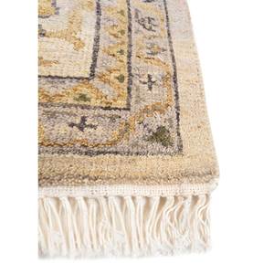 Alfombras de Lana Afgana Anudadas a Mano Viscaya Ivory, Diseño Floral Boho Abstracto para el Hogar, para Sala de Estar, Pasillo, Alfombra Rectangular para Habitación - Product Image 4