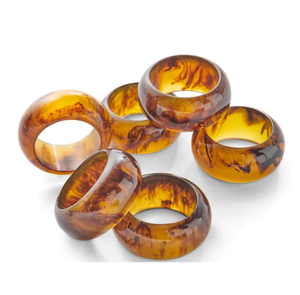 Anillo de Servilleta de Resina Ecológica de Lujo, Tamaño y Diseño Personalizables para Restaurantes, Cenas y Eventos - Product Image 4