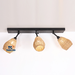 Decorative SET OF 3 PCS RATTAN <b>LAMPSHADE</b> Ideal for Ambient Lighting in Home Resort or Airbnb Rustic and Boho Decor Themes - Product Image 2