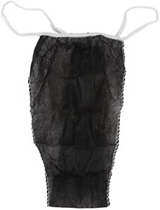 100 piezas desechables T String Tanga Bikini ropa interior bragas para bronceado en aerosol y tratamientos de spa negro - Product Image 5