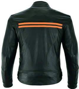 Blouson de moto unisexe en cuir coupe-vent de qualité supérieure 2026, style motard classique, toutes saisons, production sur mesure en gros - Product Image 3