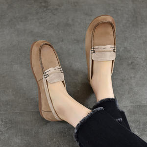 Ballerines classiques pour femmes, bout rond, faciles à enfiler, confortables, chaussures décontractées pour femmes, chaussures de tous les jours - Product Image 2