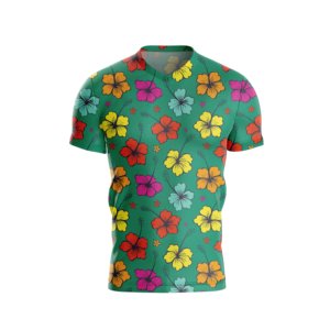 T-shirt formel tricoté pour hommes et femmes avec impression par sublimation intégrale, broderie personnalisée de haute qualité ou logo imprimé, manches courtes - Product Image 3