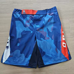 Pantalones cortos de lucha MMA sublimados profesionales para hombres adultos personalizados de alta calidad 2025, pantalones cortos de entrenamiento marcial - Product Image 2