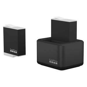 Cargador Doble para Batería de Cámara Deportiva GoPro Enduro Black ADDBD 211 VE para Cámaras de Caza - Product Image 1
