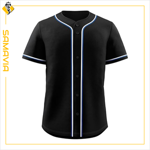 เสื้อเบสบอลพิมพ์ลายคุณภาพพรีเมียม SAMAVIA สำหรับนักกีฬาทีมชาติสหรัฐอเมริกา ผลิตจากโพลีเอสเตอร์ 100% ระบายอากาศได้ดี แห้งเร็ว ปรับแต่งได้ ใส่ได้ทั้งชายและหญิง - Product Image 1