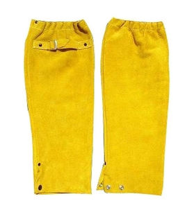 Mangas de protección de brazo de cuero de manga larga para soldador Chaqueta de trabajo ignífuga y anticorte para trabajos de soldadura - Product Image 6