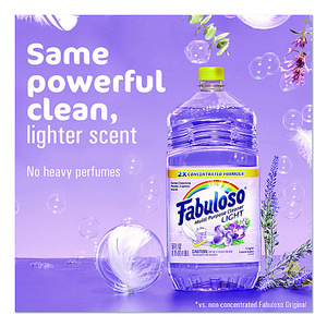 Fabuloso Multi-Use Cleaner & Deodorizer, <b>Light</b> Lavender Scent, 56 Fl Oz Bottle, 6-Pack Carton (61045945) - Product Image 2