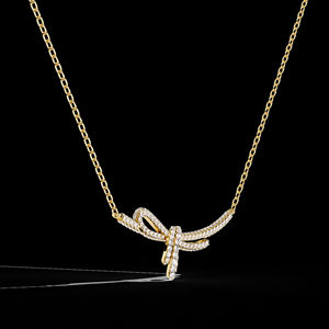 Lujo clásico 14K oro laboratorio cultivado diamante collar CVD HPHT joyería accesorio - Product Image 2