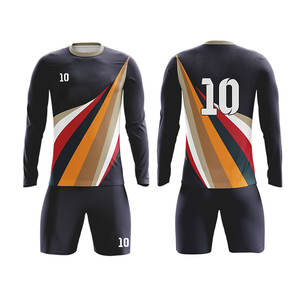 Meilleure conception d'uniforme de football personnalisé vêtements de sport 100% Polyester matériel ensemble d'uniformes de football personnalisés - Product Image 4