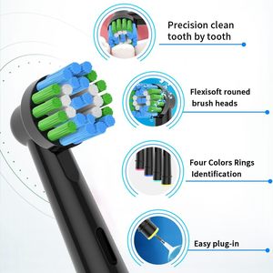 Clinical Action Dynamic Round <b>Toothbrush</b> <b>Head</b> Refills Generic for Oral Bs Electric Brush <b>Heads</b> Wholesale OEM Factory - Product Image 3