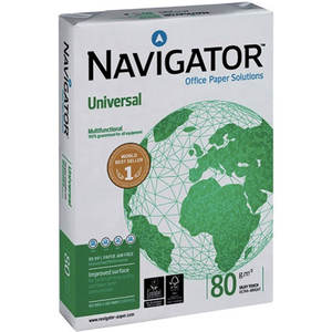 Navigator A4 papel de copia 80gsm Fabricación de fábrica al por mayor a granel precio barato, papel de copia de importación de la mejor calidad 500 hojas/resma - Product Image 1