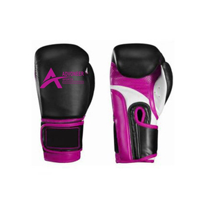 Advoneer Sports Custom Logo Genuine Leather MMA Boxing <b>Gloves</b> <b>Moisture</b> Wicking Breathable Lightweight for Closure for Muay - Product Image 1