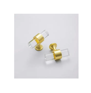 Poignée acrylique de haute qualité dessin tiroir commode tire bouton porte d'armoire de cuisine poignées en acrylique transparent avec vente - Product Image 1