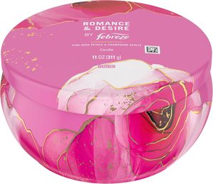 Vela Aromática Febreze, Aroma Romance & Desire, Vela de 11 oz con 4 Mechas, Paquete Individual - Product Image 1