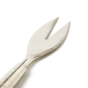 ชุดช้อนส้อมมีดชีสสแตนเลสพร้อมด้ามจับเรียบง่ายสแตนเลสชุบเงิน Flatware - Product Image 5