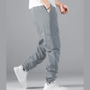 แฟชั่นใหม่2023กางเกงผู้ชายผ้าฝ้าย100% แบบสั่งทำกางเกงชุดเดรสทรงสลิมฟิตคุณภาพสูงใส่สบายออกแบบได้ตามต้องการ - Product Image 3