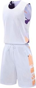 Uniformes de Baloncesto Reversibles Personalizados, Pantalones Cortos 100% Poliéster de Secado Rápido, Antibacterianos, Anti-UV, Unisex para Adultos, Servicio OEM Rápido - Product Image 3